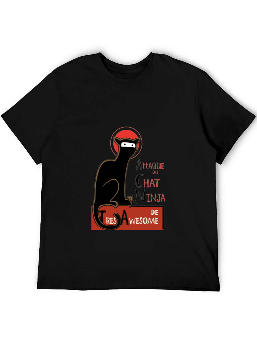 Attaque du Chat Ninja T-shirt