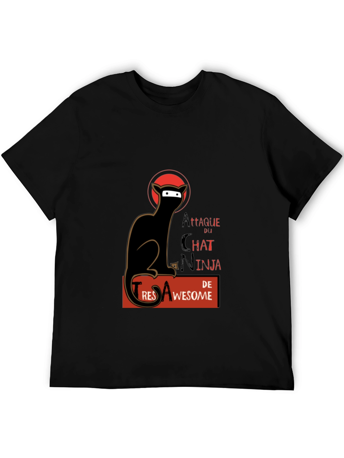 Attaque du Chat Ninja T-shirt