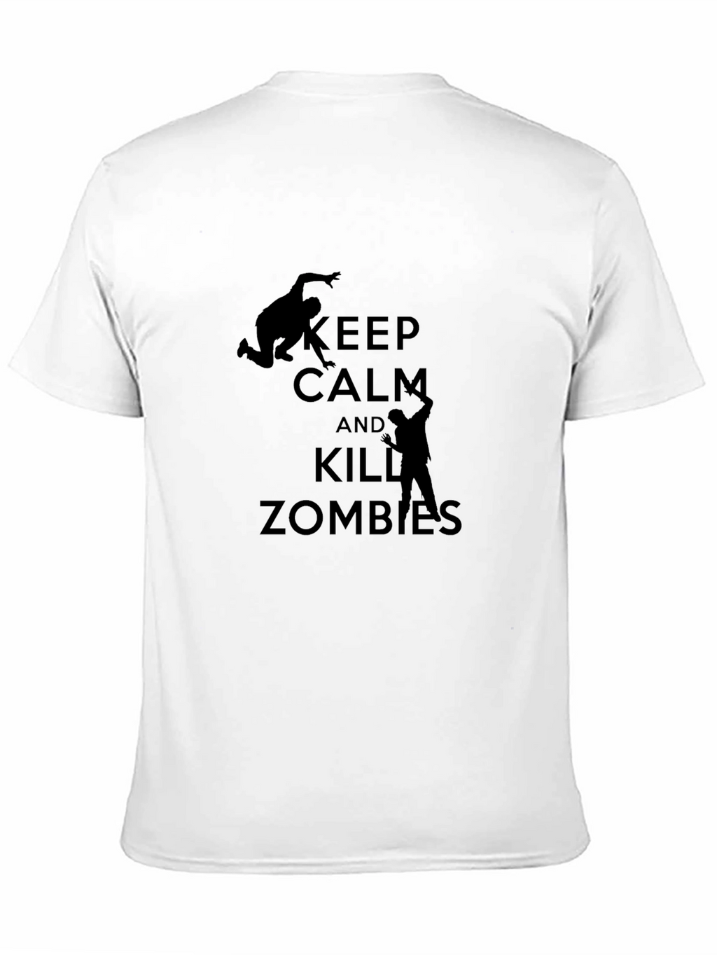 Keep Calm and Kill Zombies Black T-Shirt