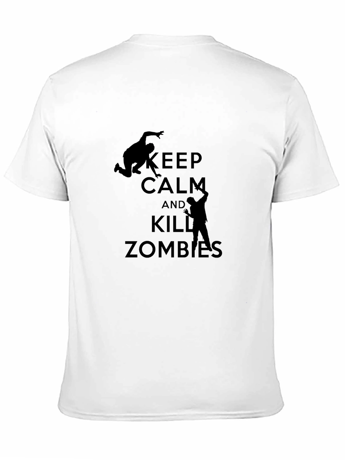 Keep Calm and Kill Zombies Black T-Shirt