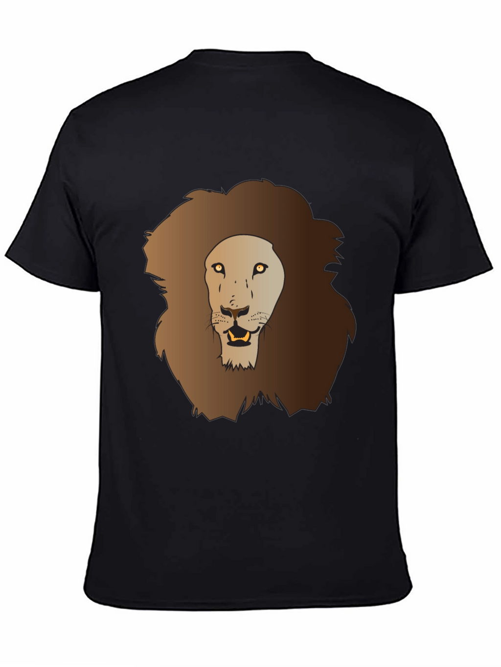 Lion Graphic Tee - Mens Black T-Shirt