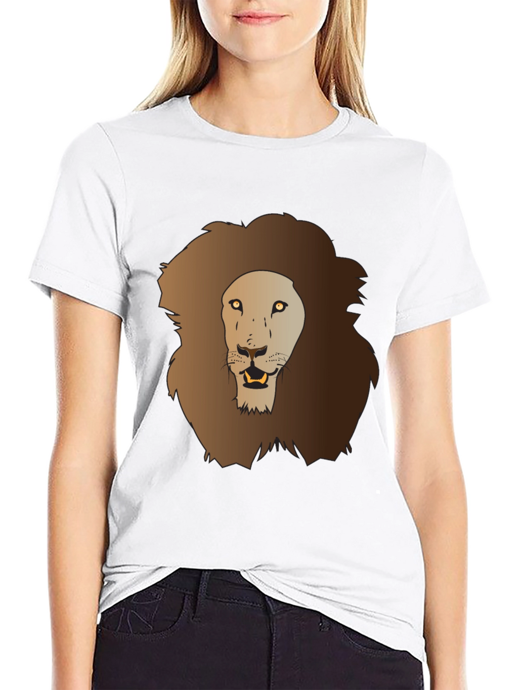 Lion Graphic Tee - Mens Black T-Shirt