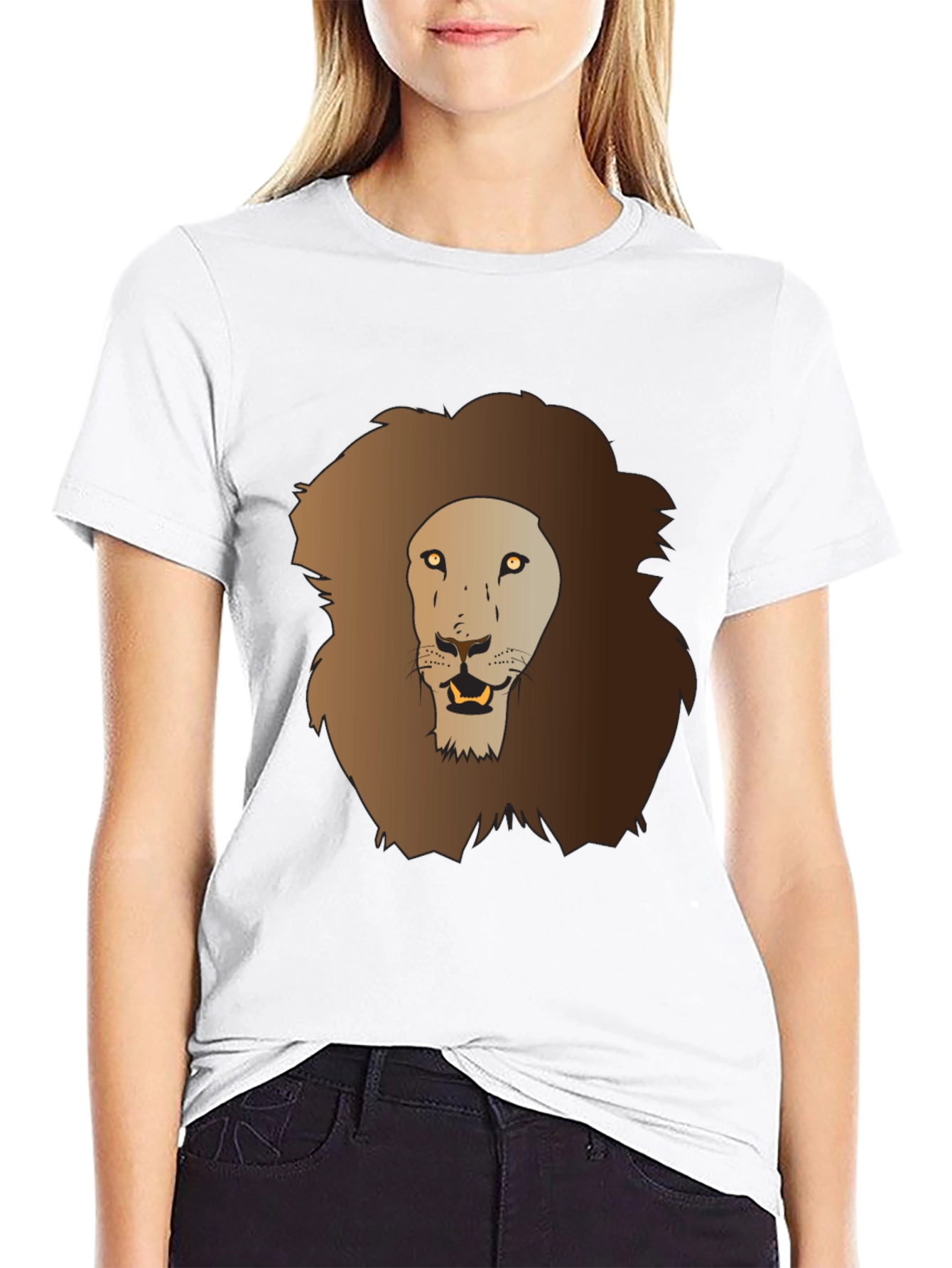 Lion Graphic Tee - Mens Black T-Shirt