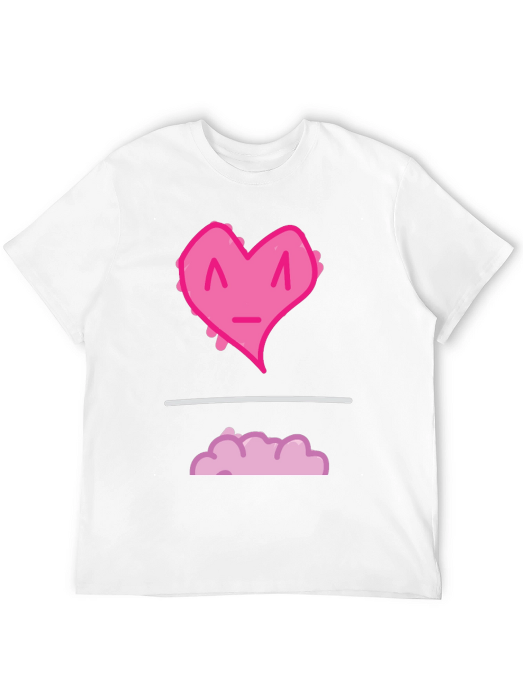 Heart Cloud Graphic Tee - Black