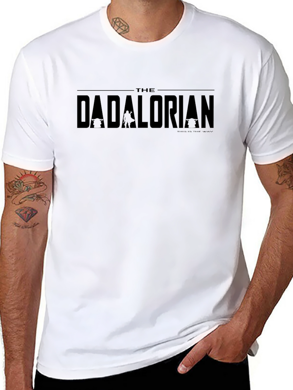 The Dadalorian Black Graphic Tee