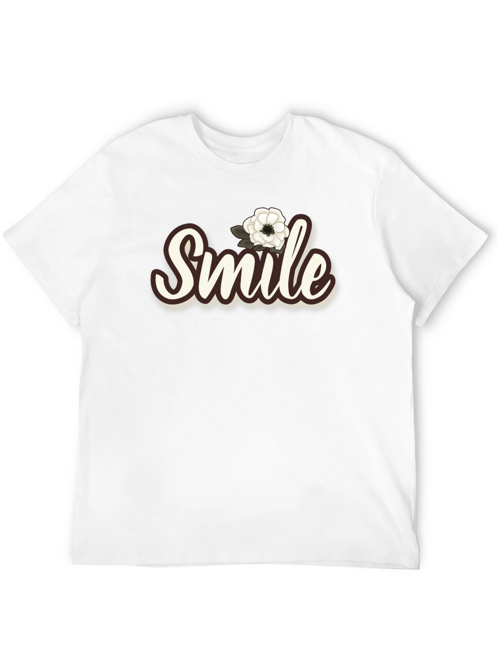 Smile Floral Graphic Tee - Unisex