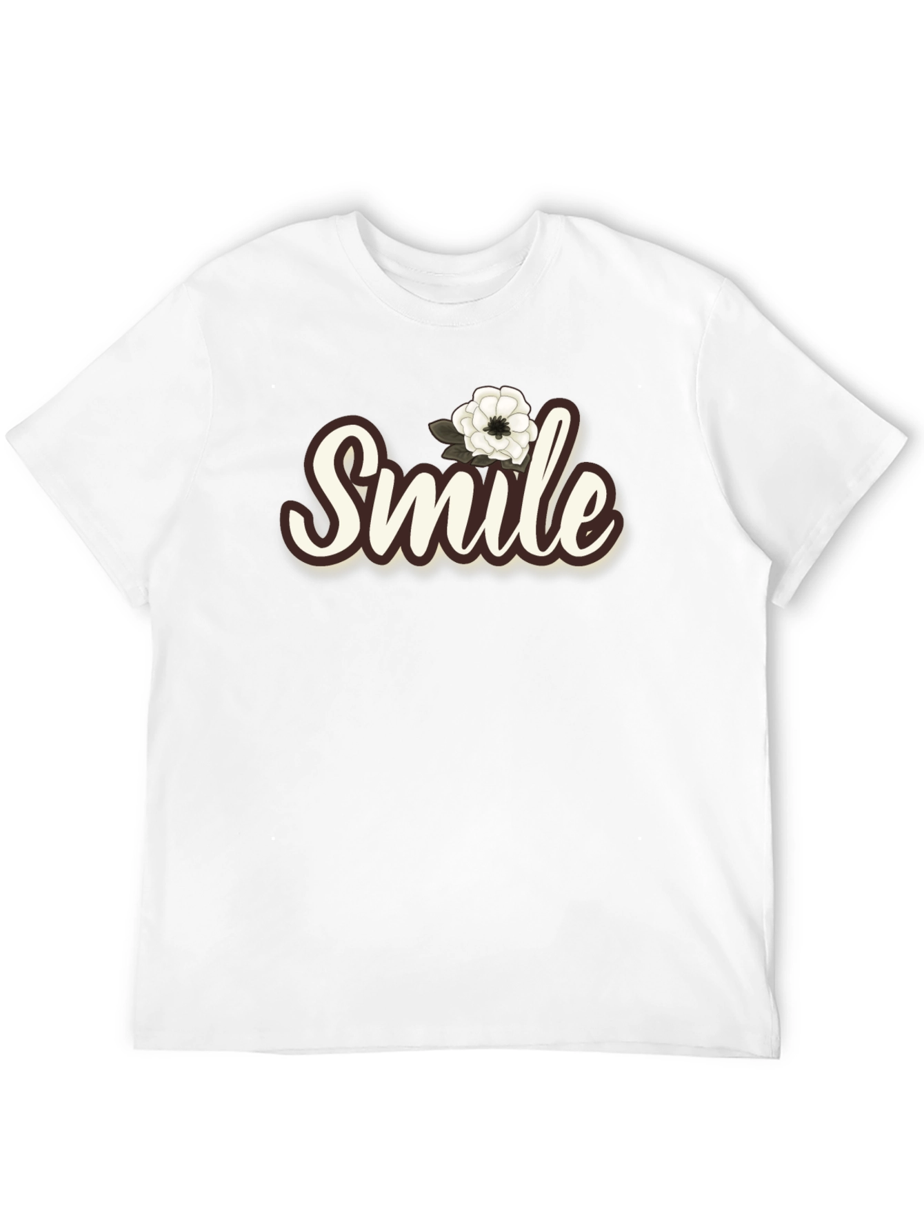 Smile Floral Graphic Tee - Unisex