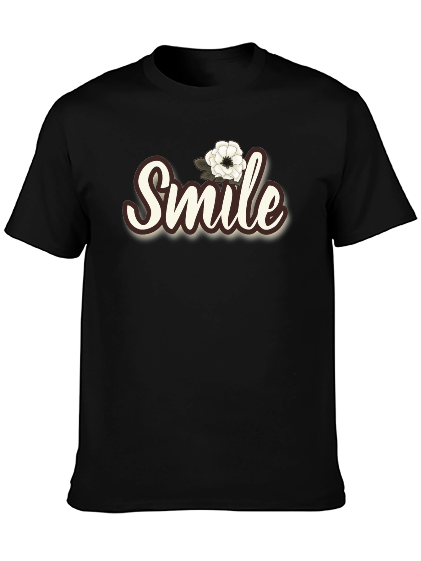 Smile Floral Graphic Tee - Unisex