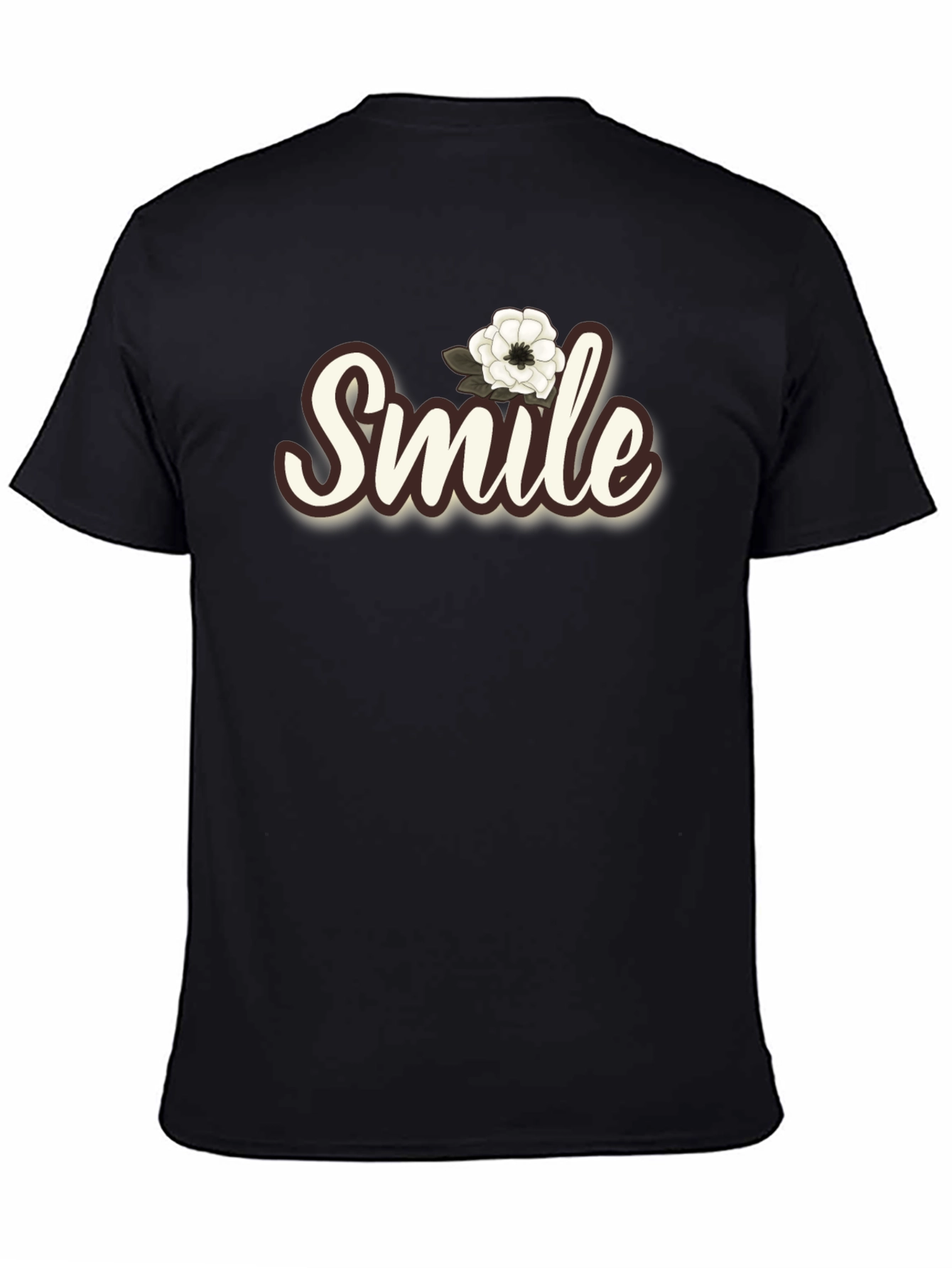 Smile Floral Graphic Tee - Unisex