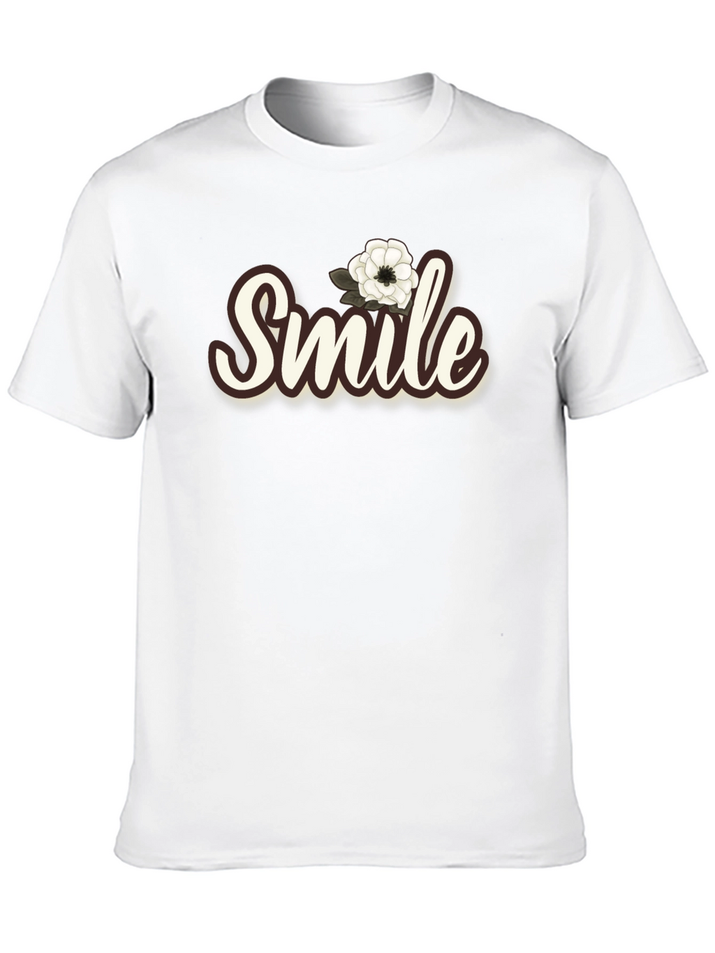 Smile Floral Graphic Tee - Unisex