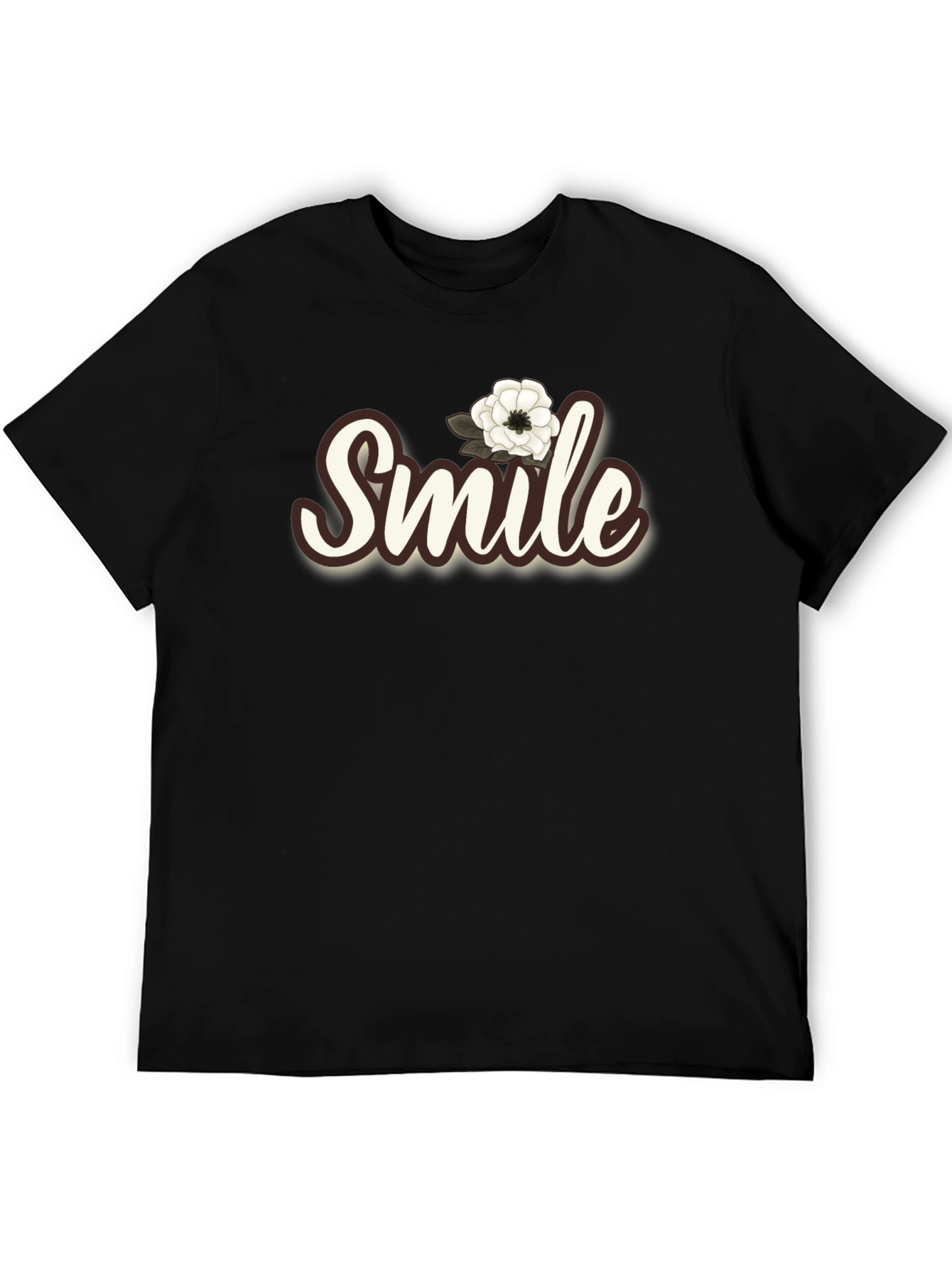 Smile Floral Graphic Tee - Unisex