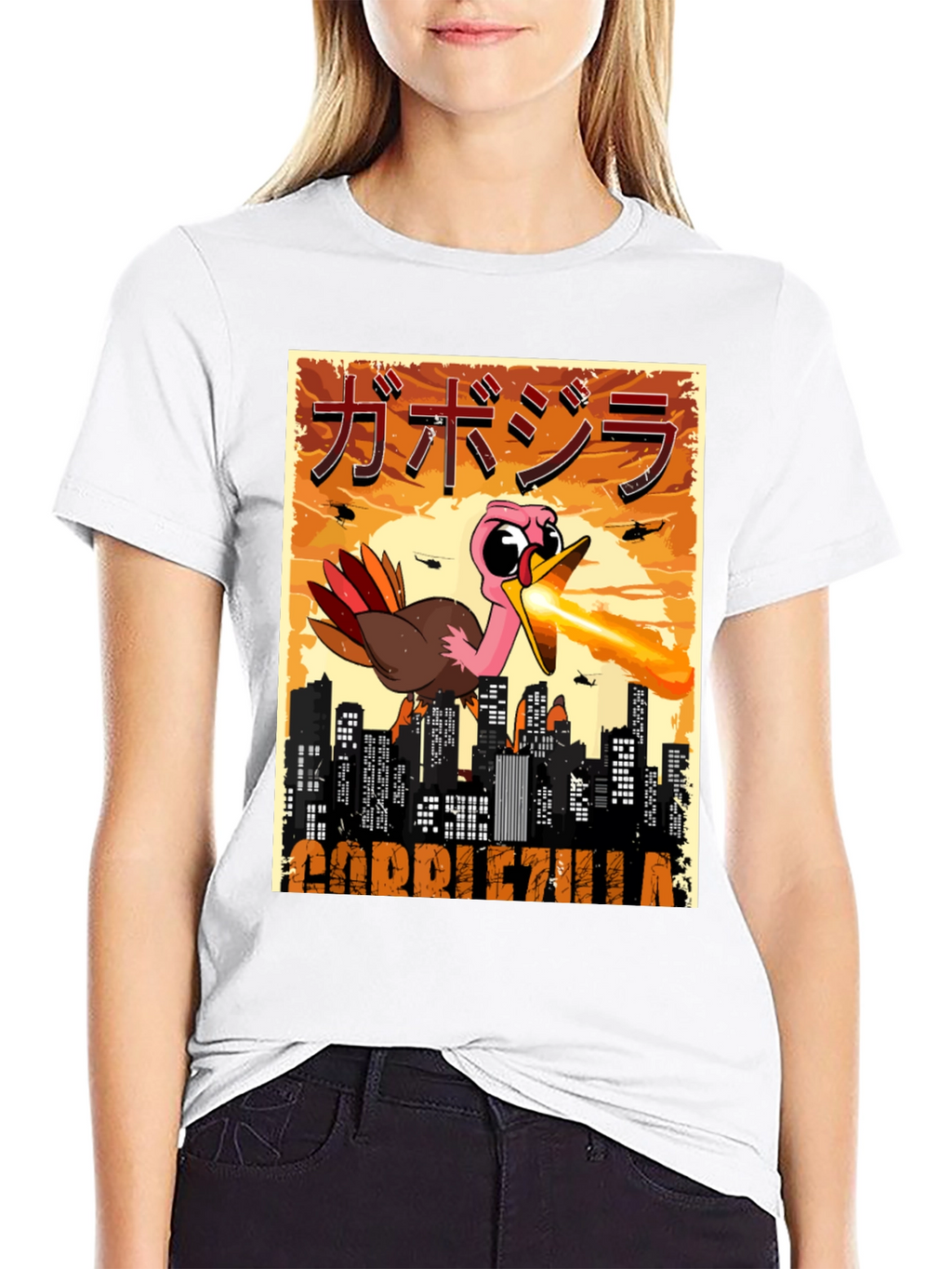 Gobblezilla T-Shirt - Funny Turkey Monster Tee