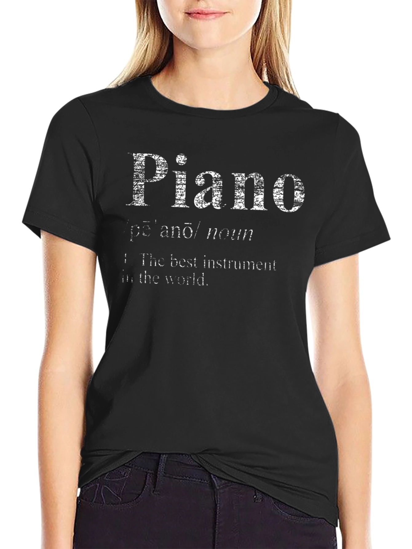 Piano Definition T-Shirt - Musician Gift