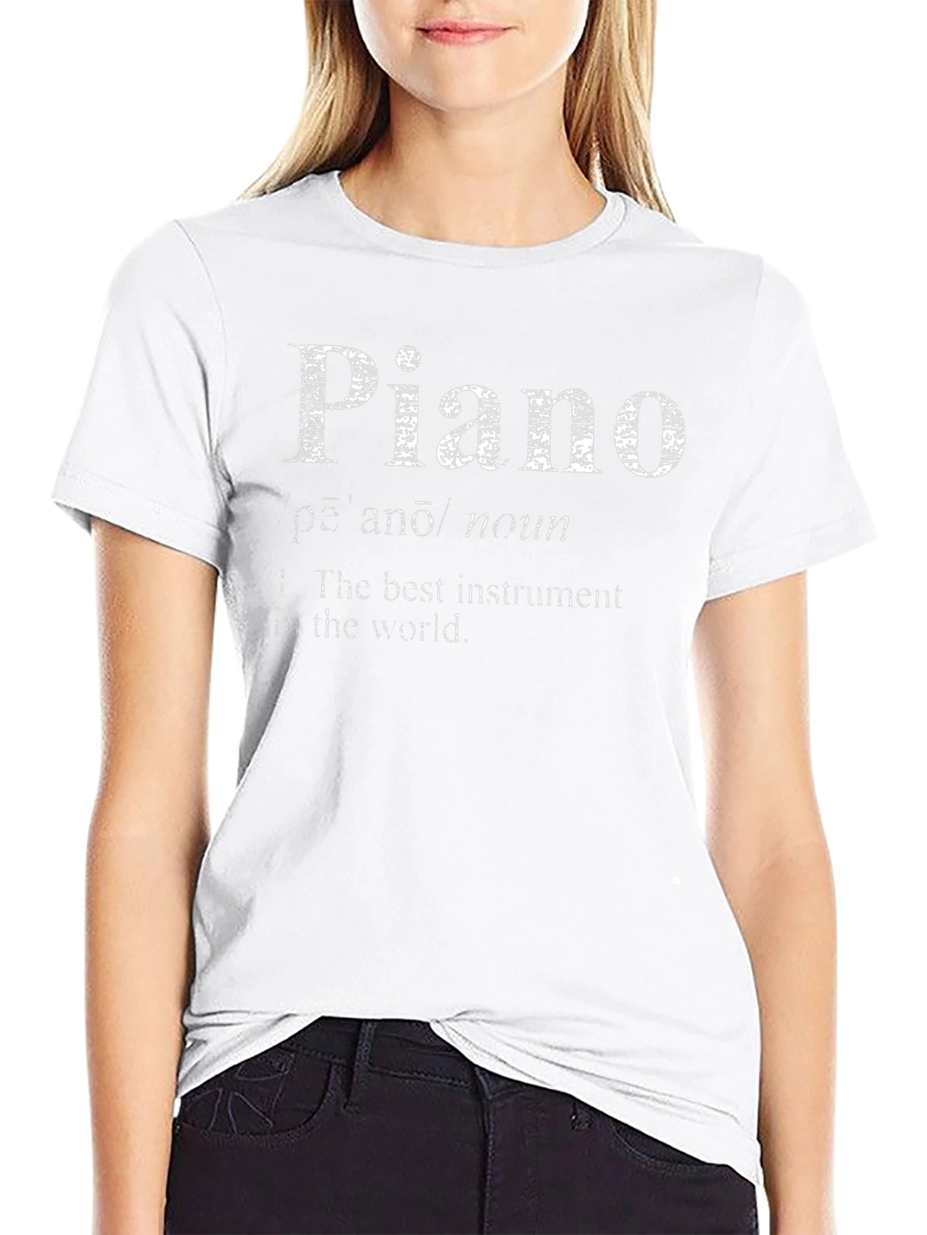 Piano Definition T-Shirt - Musician Gift