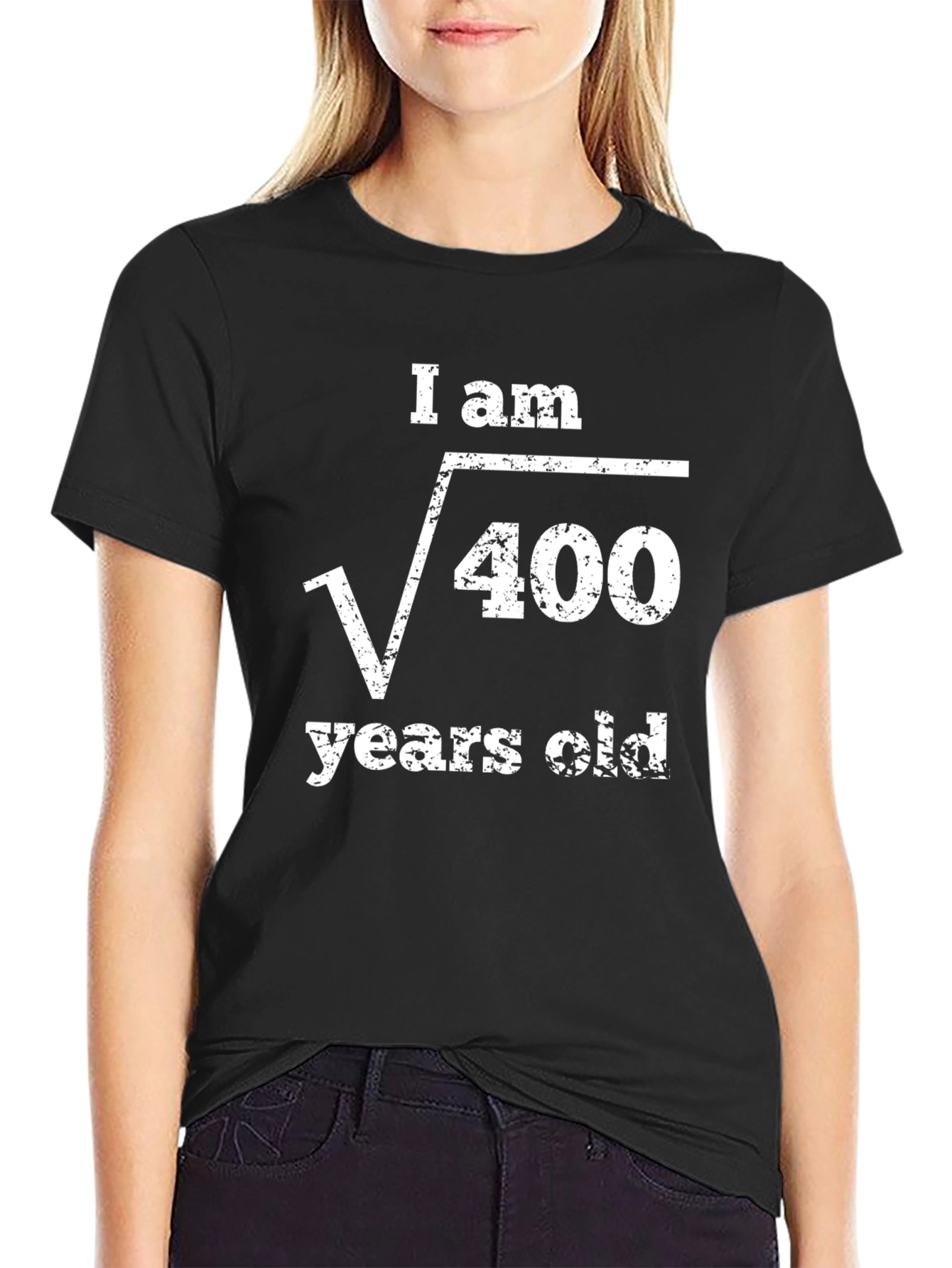 Funny Math Birthday T-Shirt - Square Root of 400 = 20