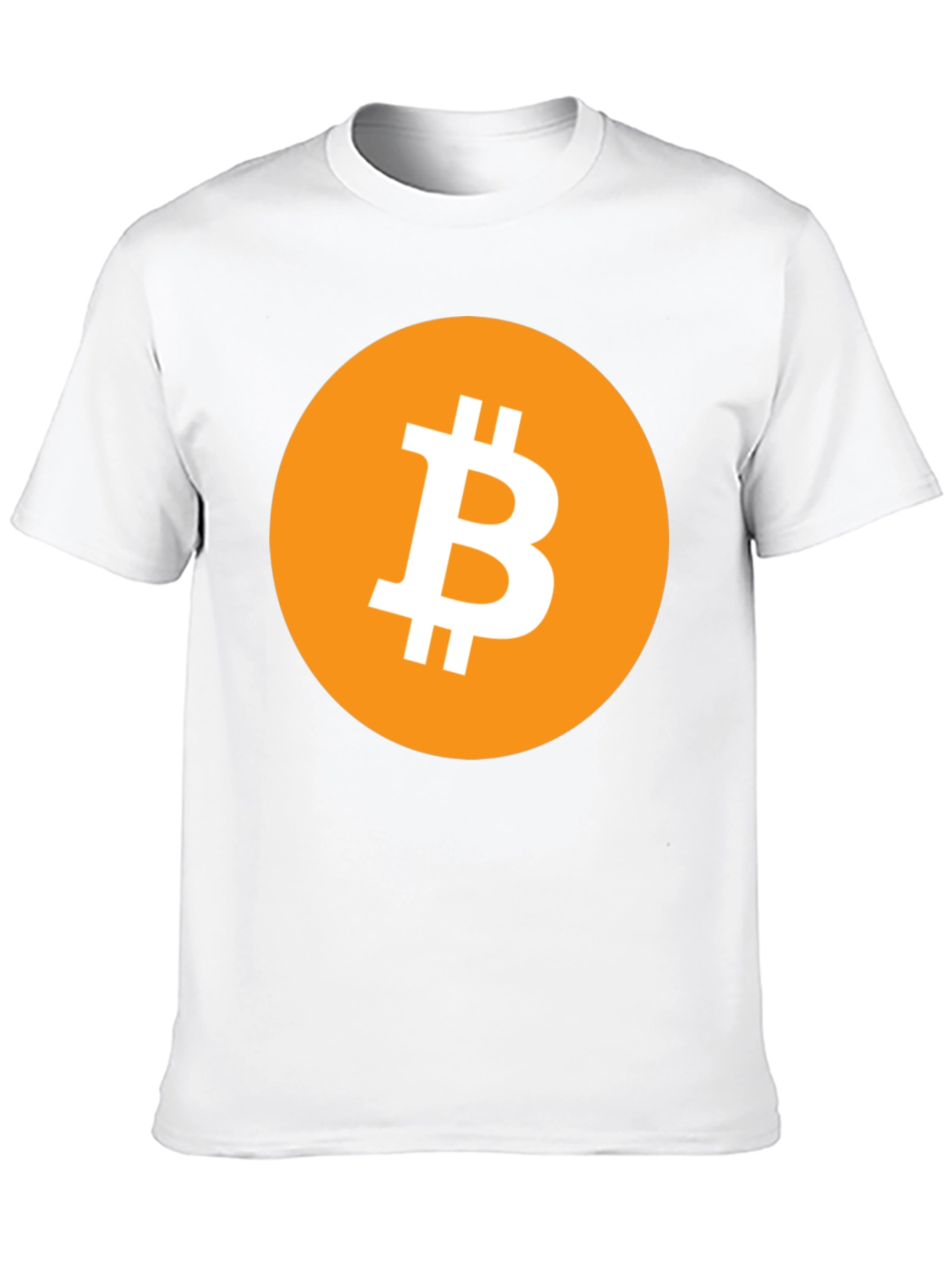 Bitcoin Logo Graphic Black T-Shirt