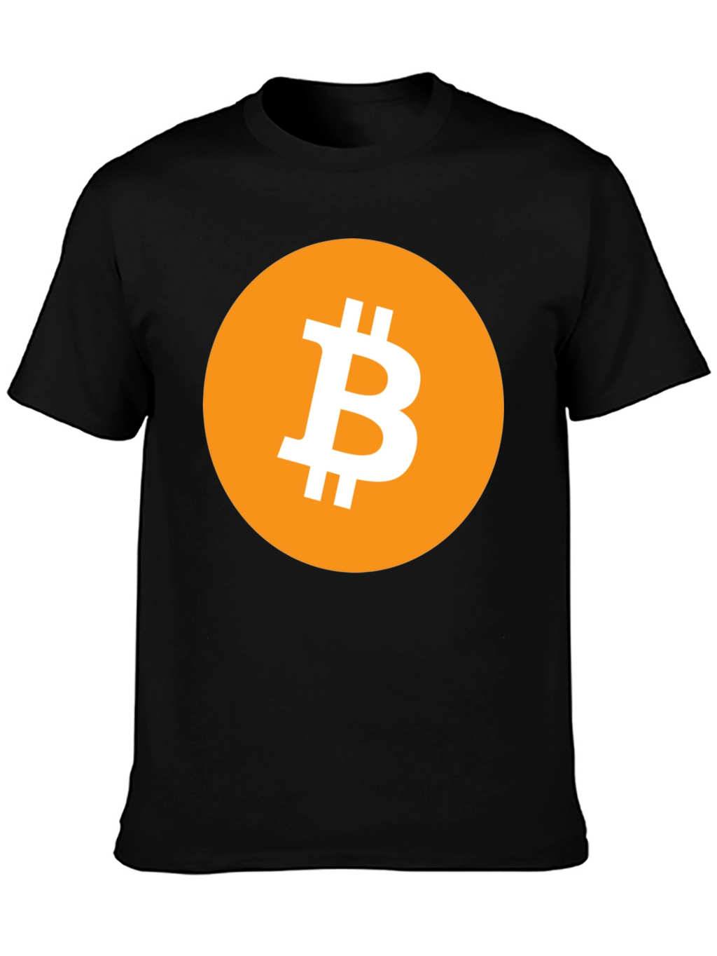 Bitcoin Logo Graphic Black T-Shirt