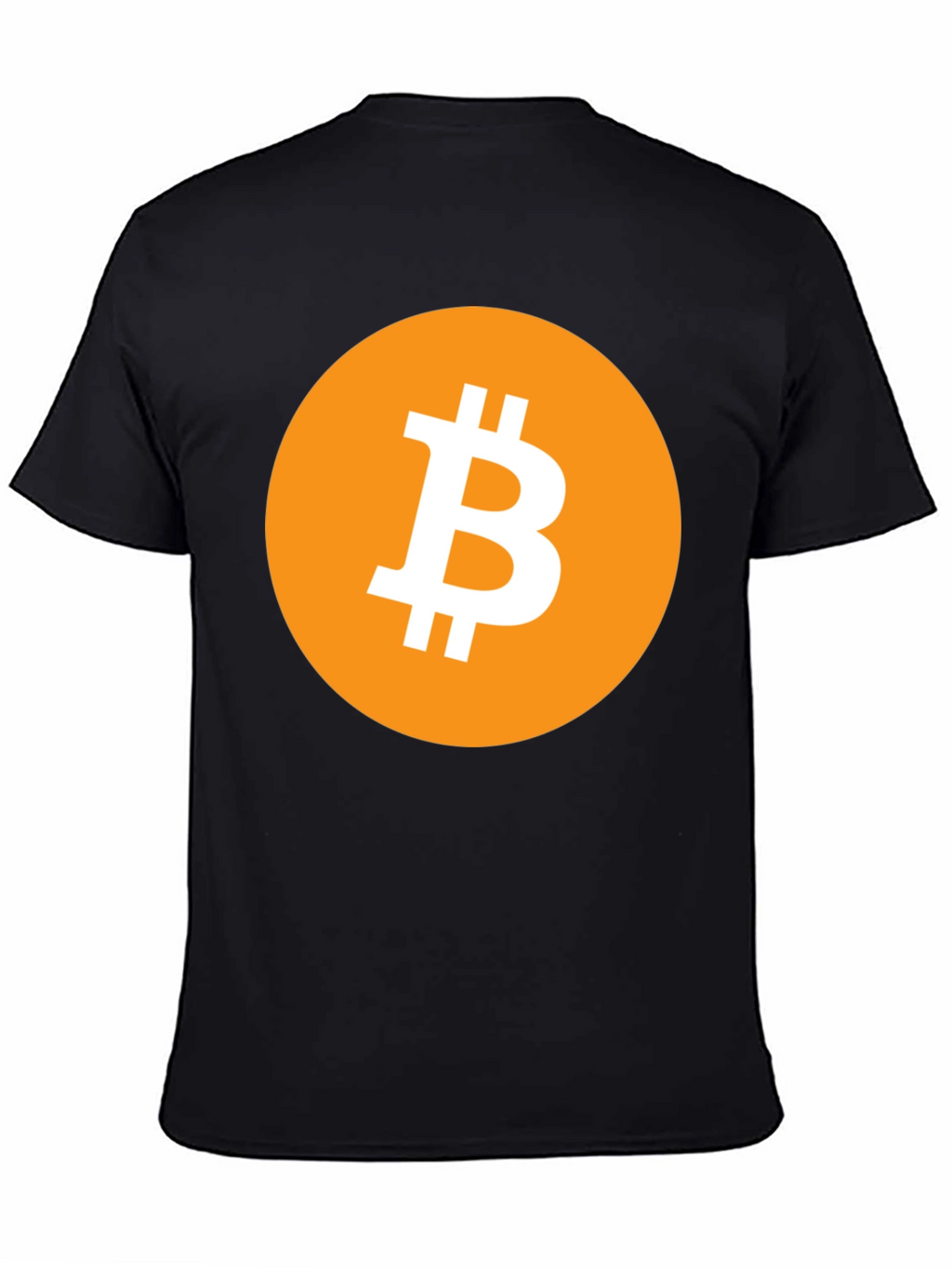 Bitcoin Logo Graphic Black T-Shirt
