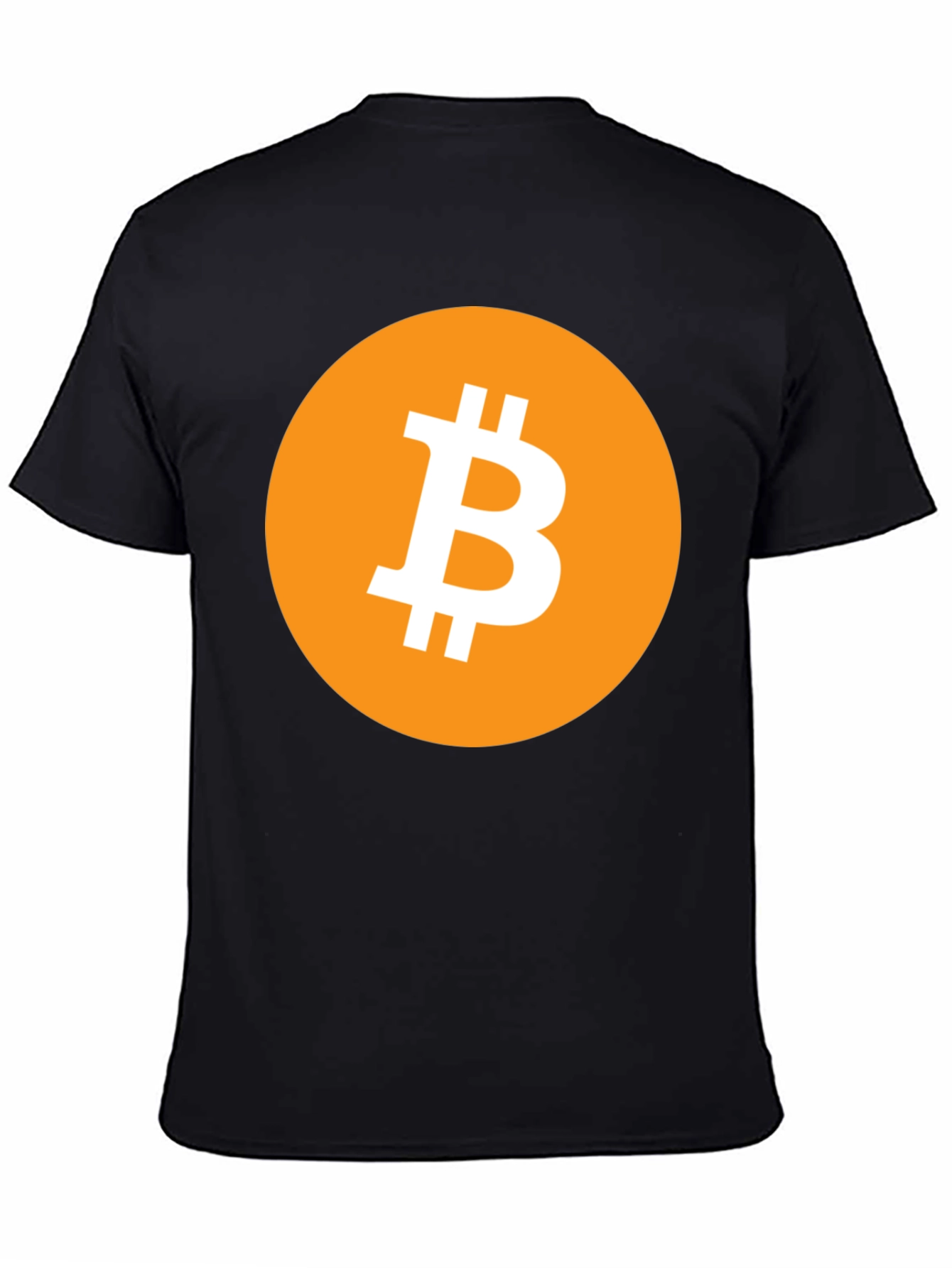 Bitcoin Logo Graphic Black T-Shirt