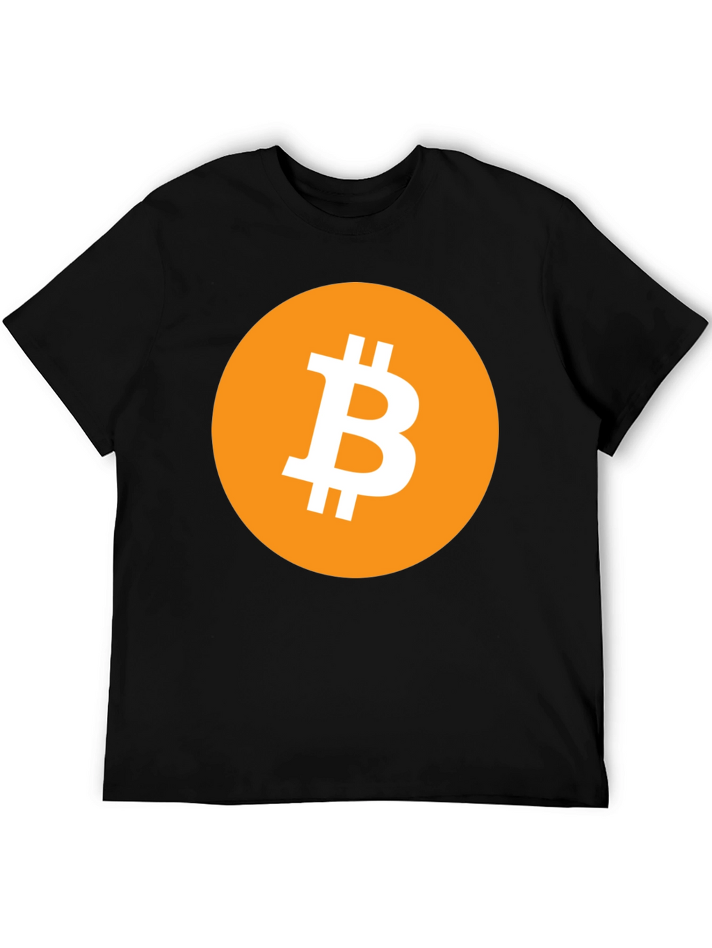 Bitcoin Logo Graphic Black T-Shirt