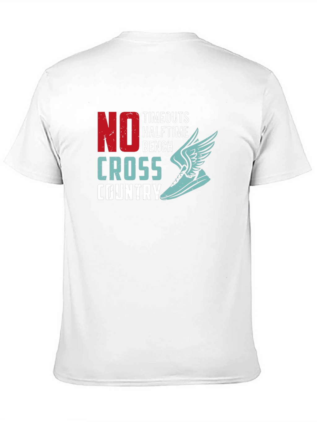 No Timeouts Cross Country Running Graphic T-Shirt
