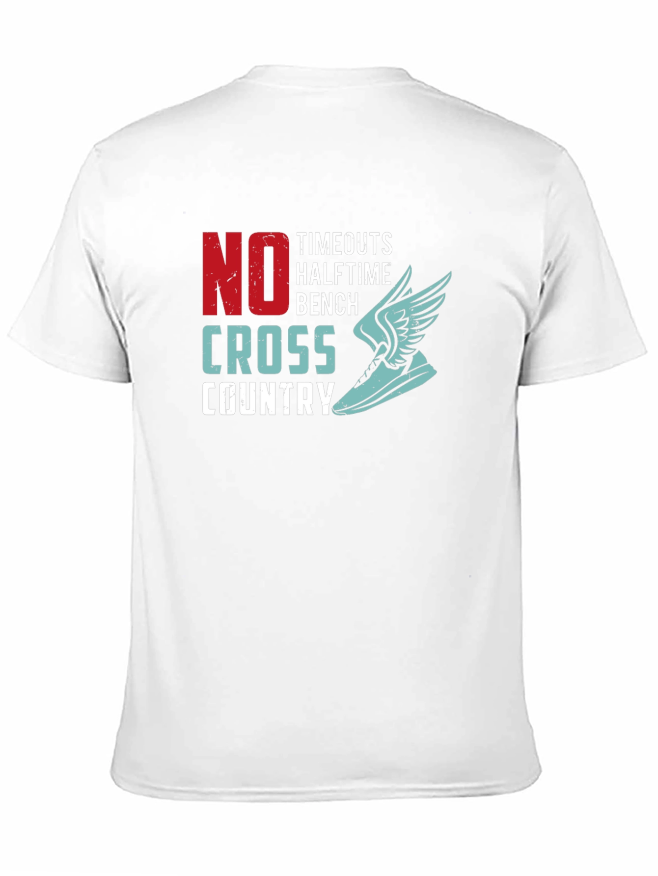 No Timeouts Cross Country Running Graphic T-Shirt
