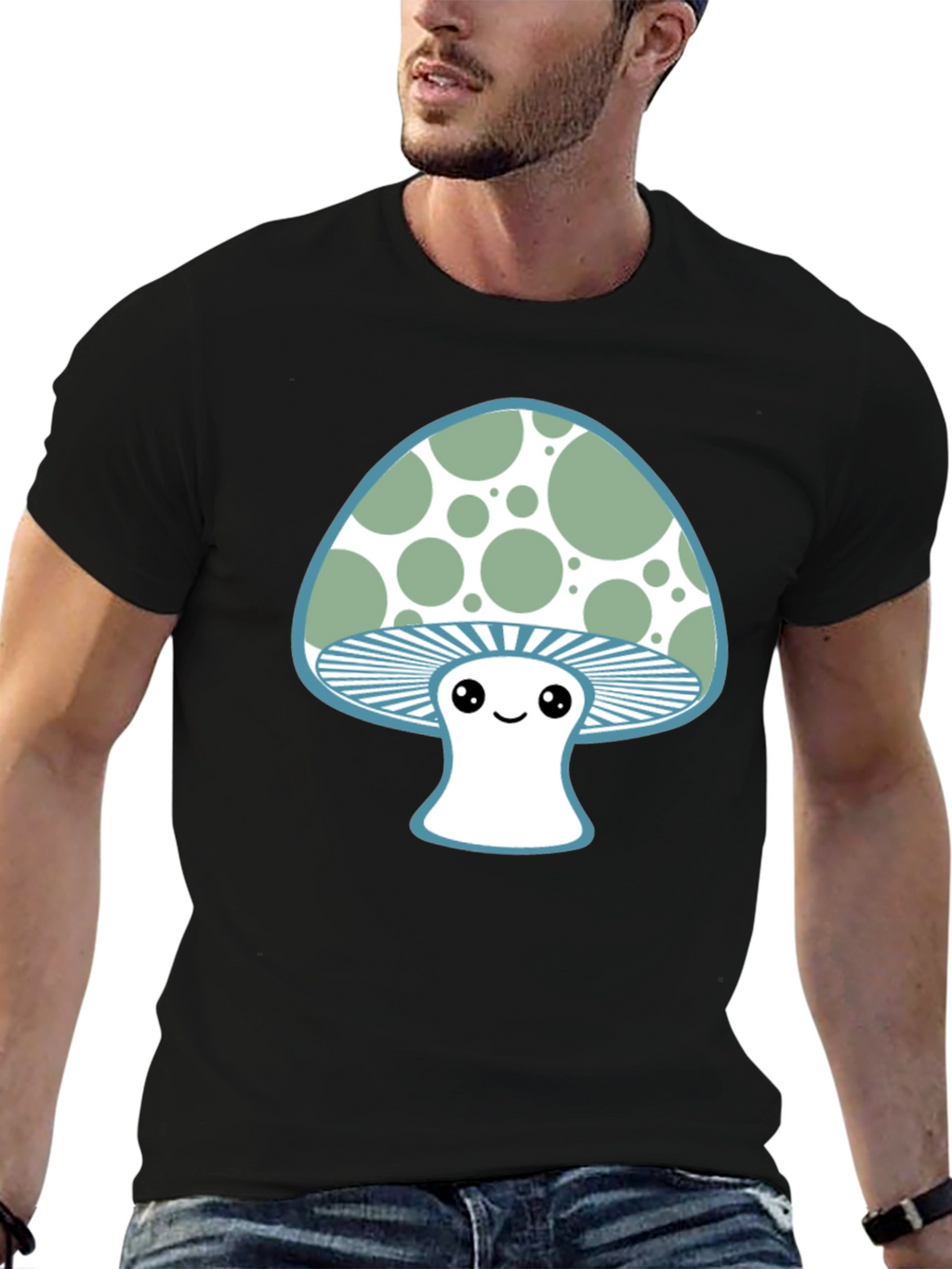 Mushroom Graphic Tee - Fun & Stylish!