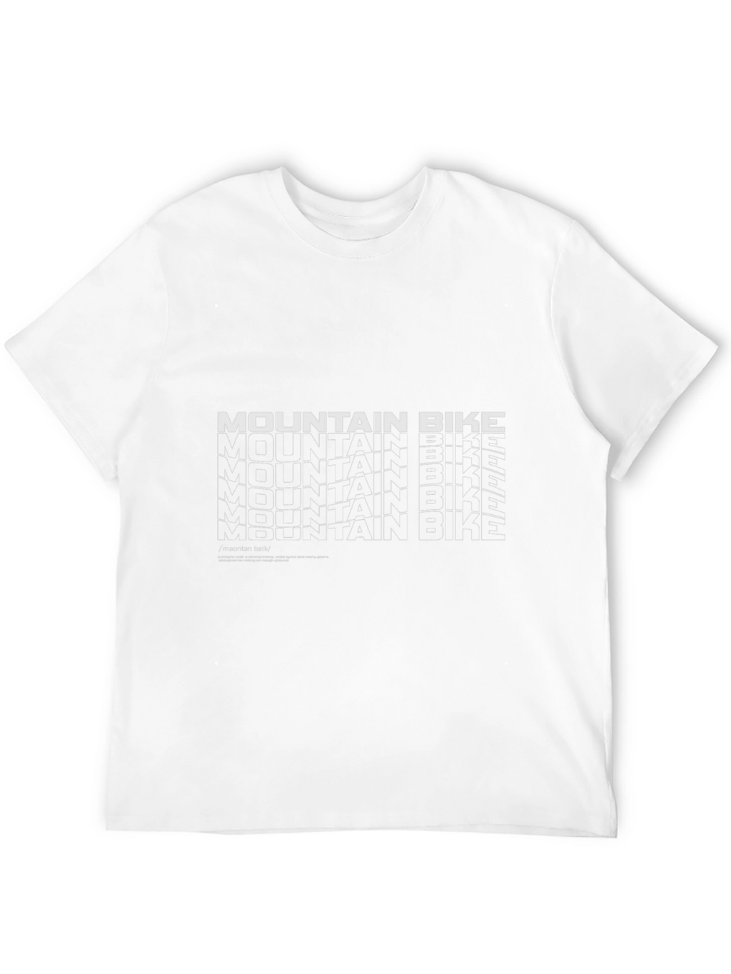 Mountain Bike Graphic Tee - Black