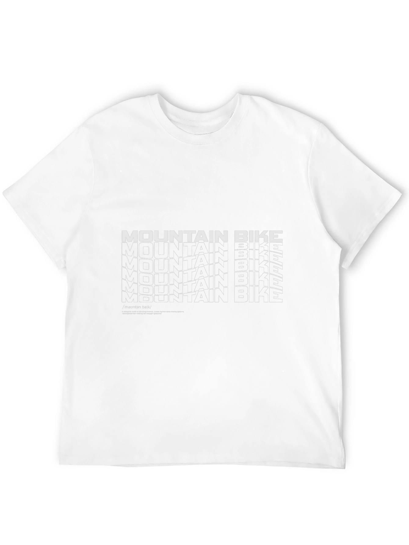 Mountain Bike Graphic Tee - Black