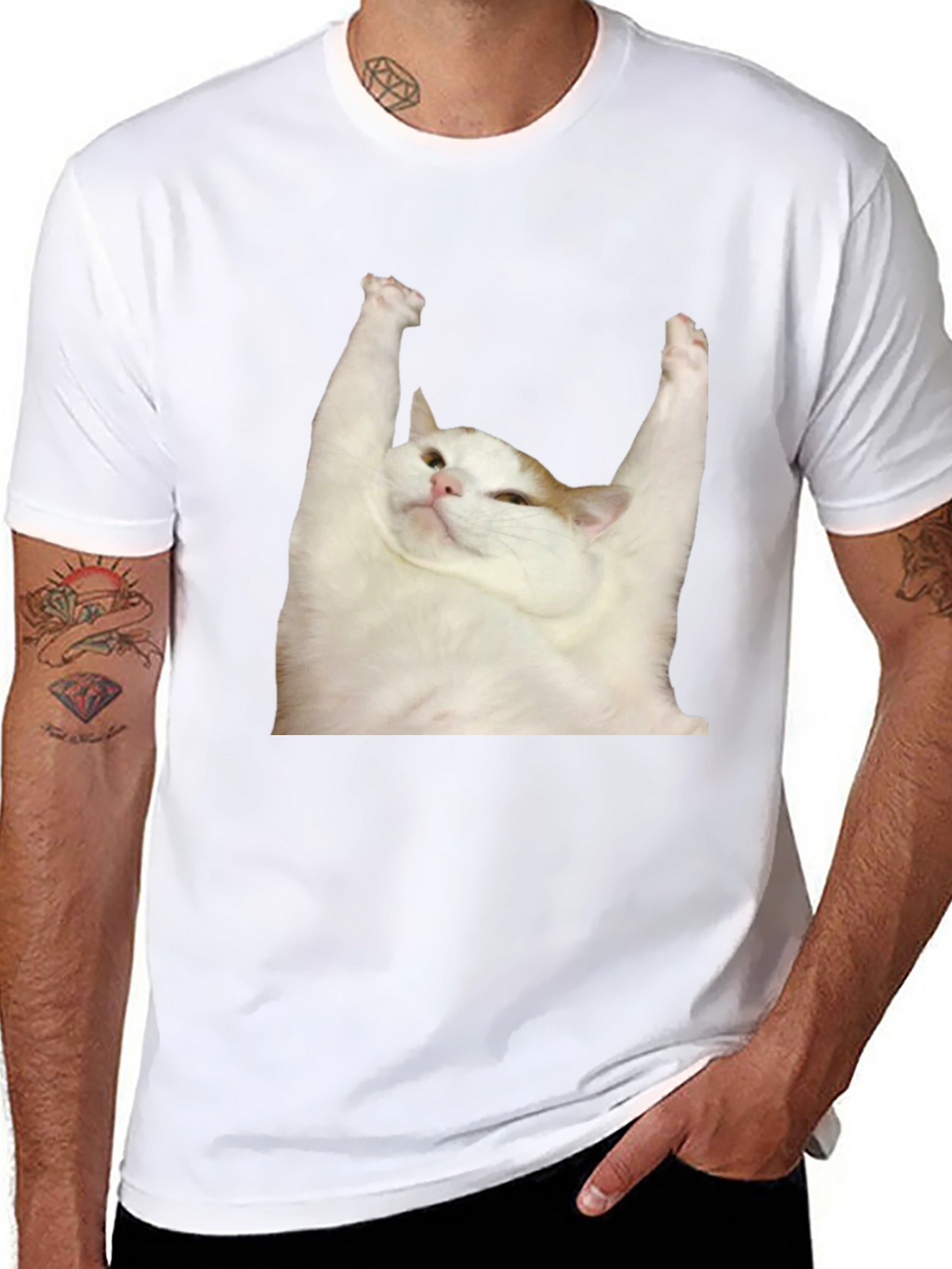 Cat Yoga T-Shirt: Zen Master Tee