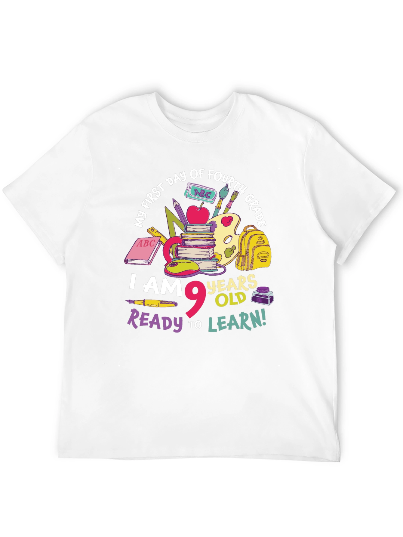 Fourth Grade First Day T-Shirt - Back To School