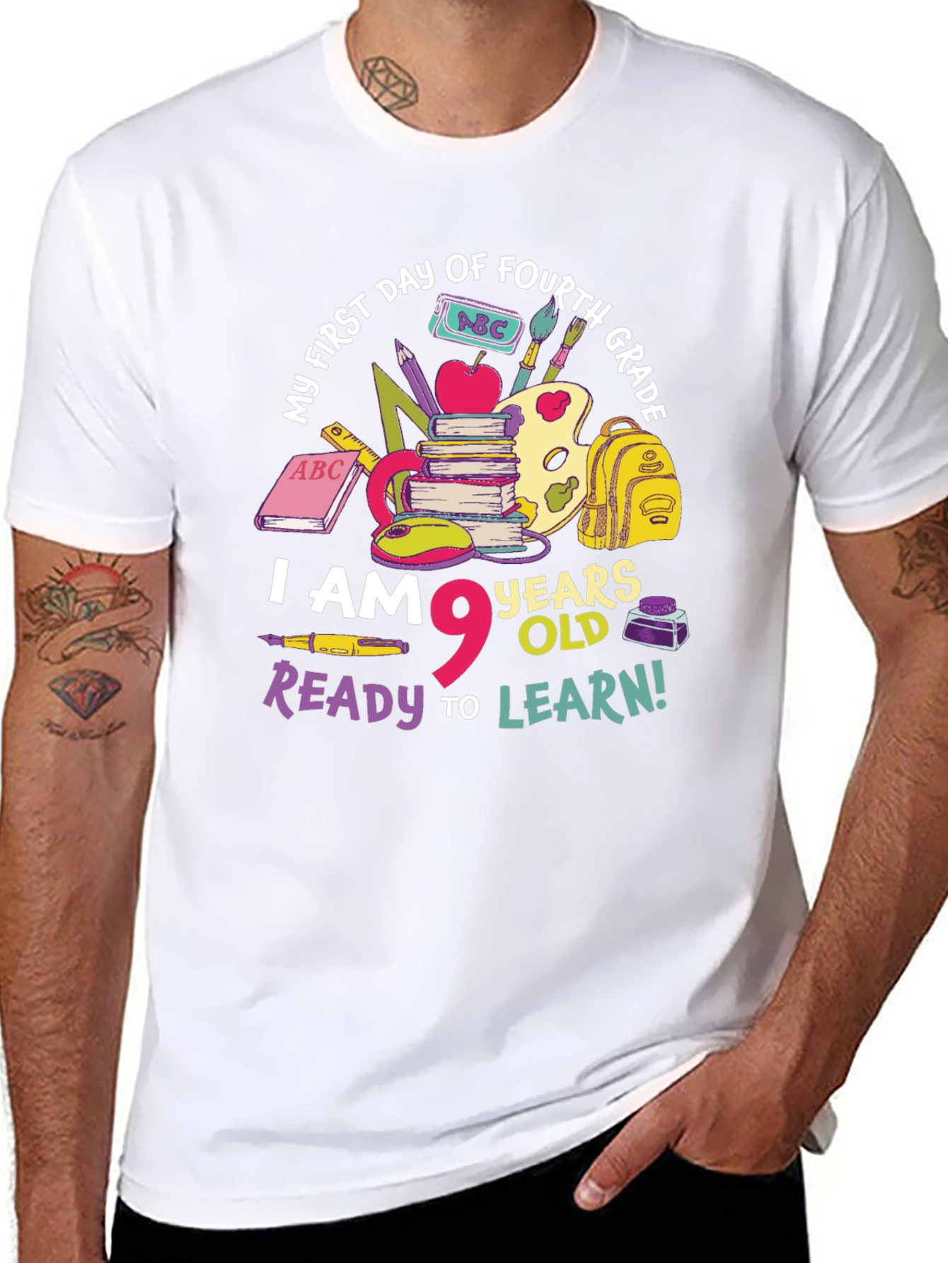 Fourth Grade First Day T-Shirt - Back To School
