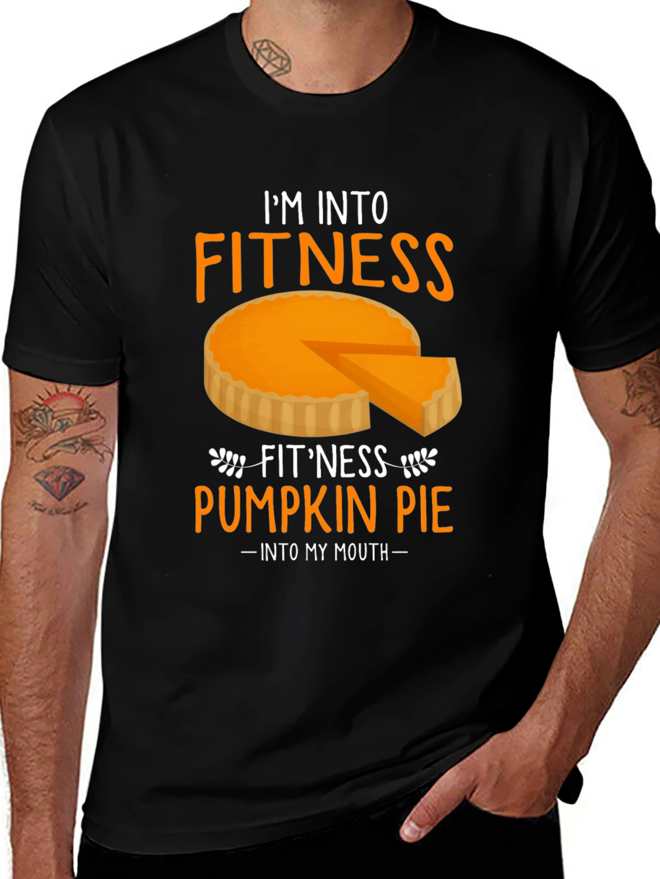 Pumpkin Pie Fitness Graphic Tee