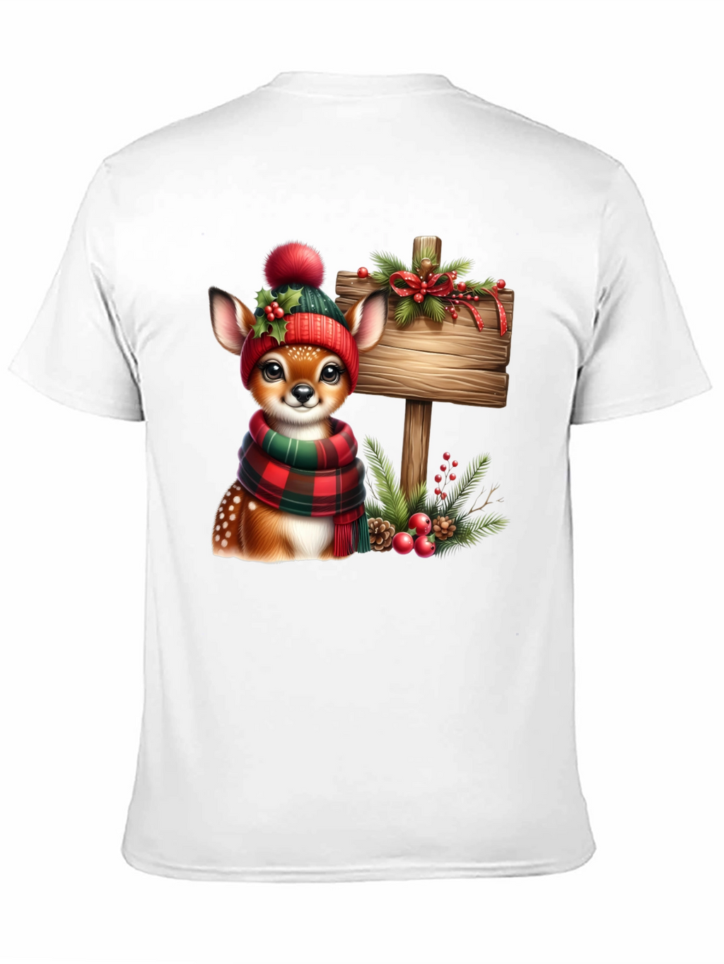 Festive Deer Christmas T-Shirt