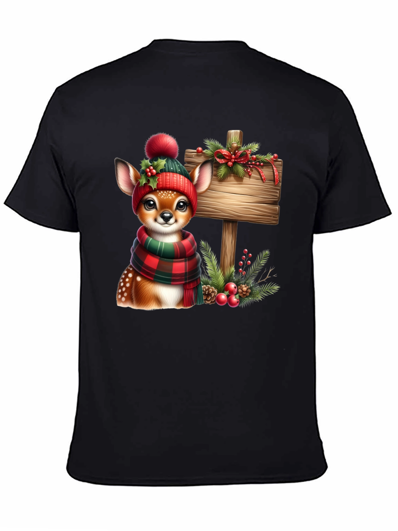 Festive Deer Christmas T-Shirt