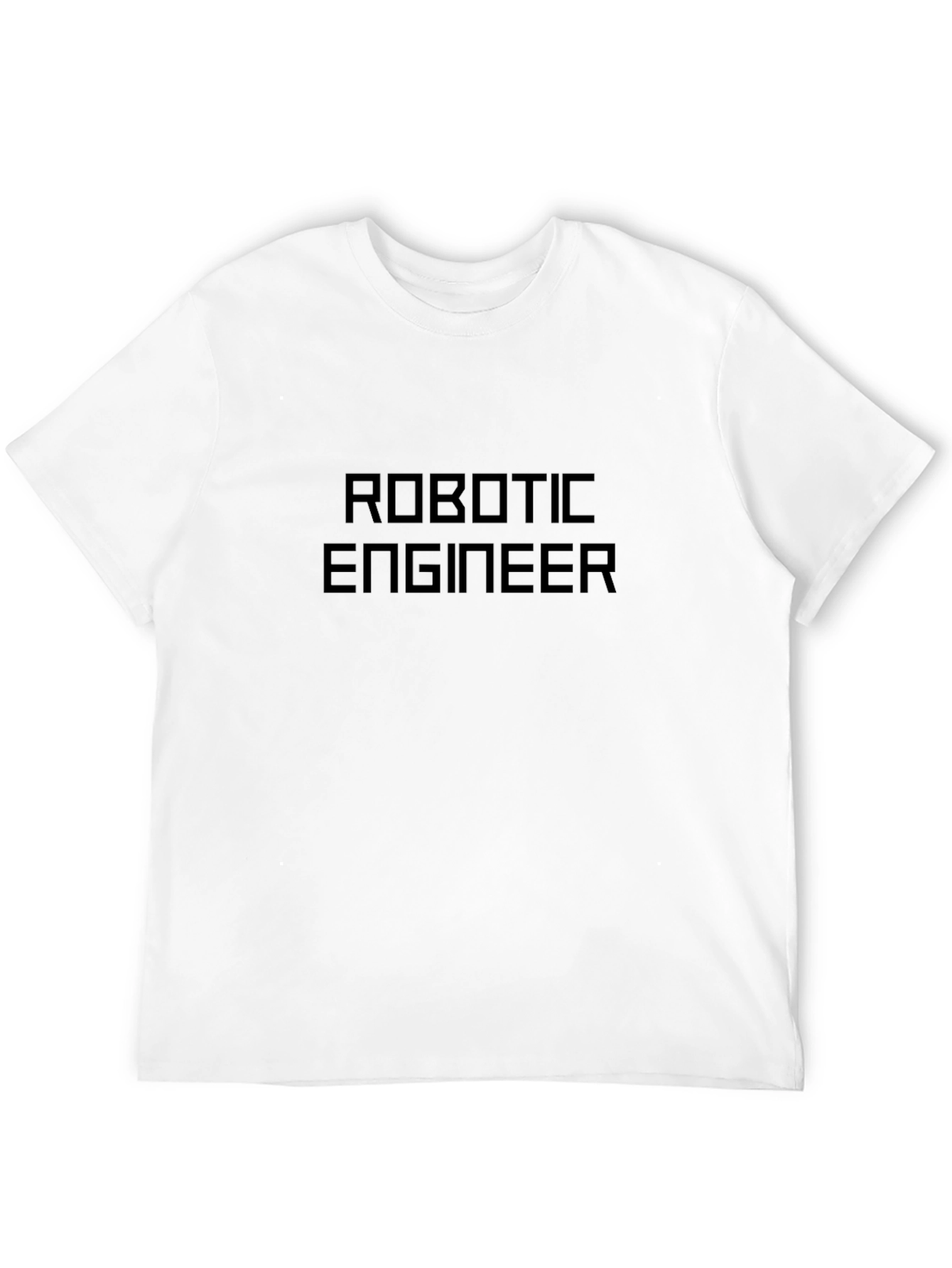 Robotic Engineer Tee - Black Graphic T-Shirt