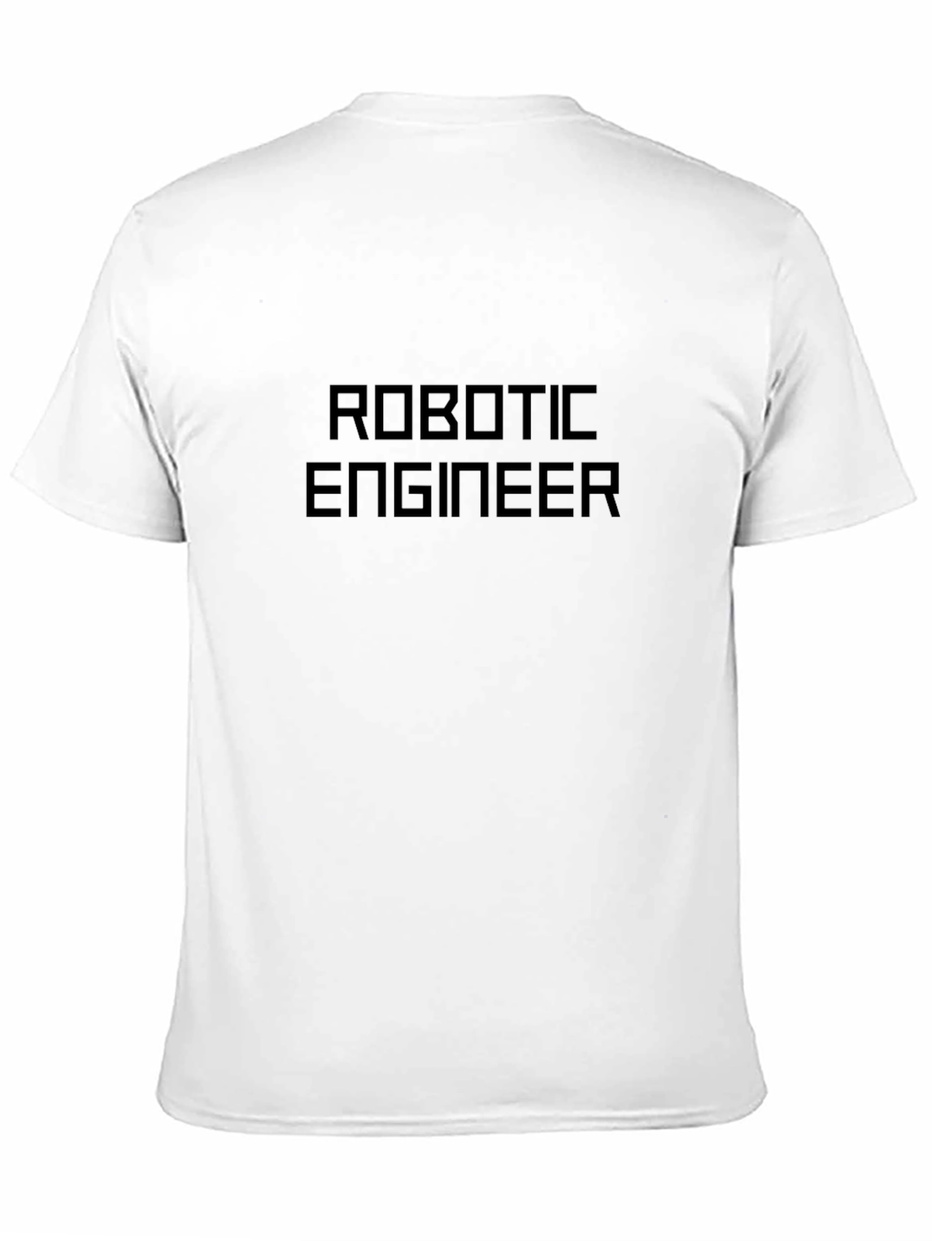 Robotic Engineer Tee - Black Graphic T-Shirt