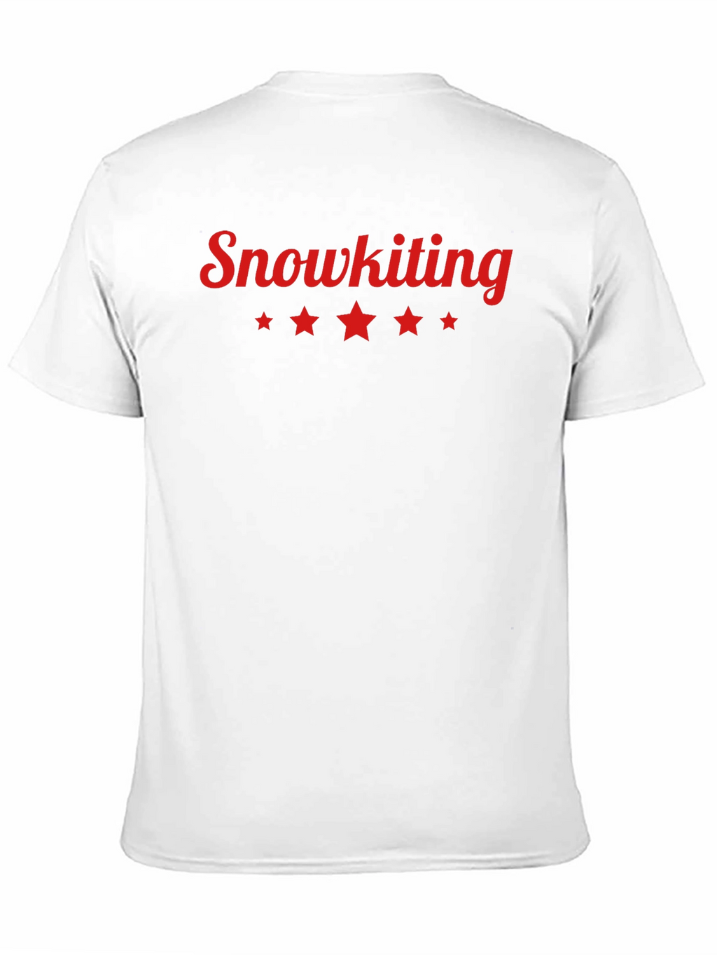 Snowkiting Graphic Tee - Stylish Black Cotton T-Shirt