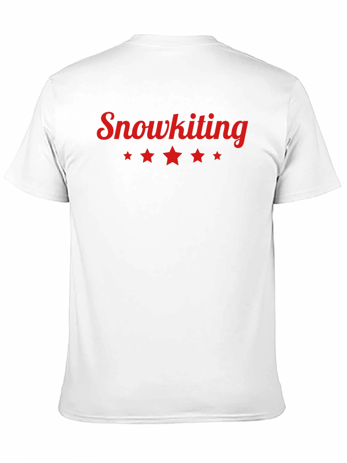 Snowkiting Graphic Tee - Stylish Black Cotton T-Shirt
