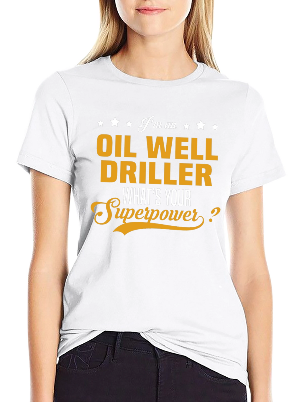 Oil Well Driller Superpower T-Shirt