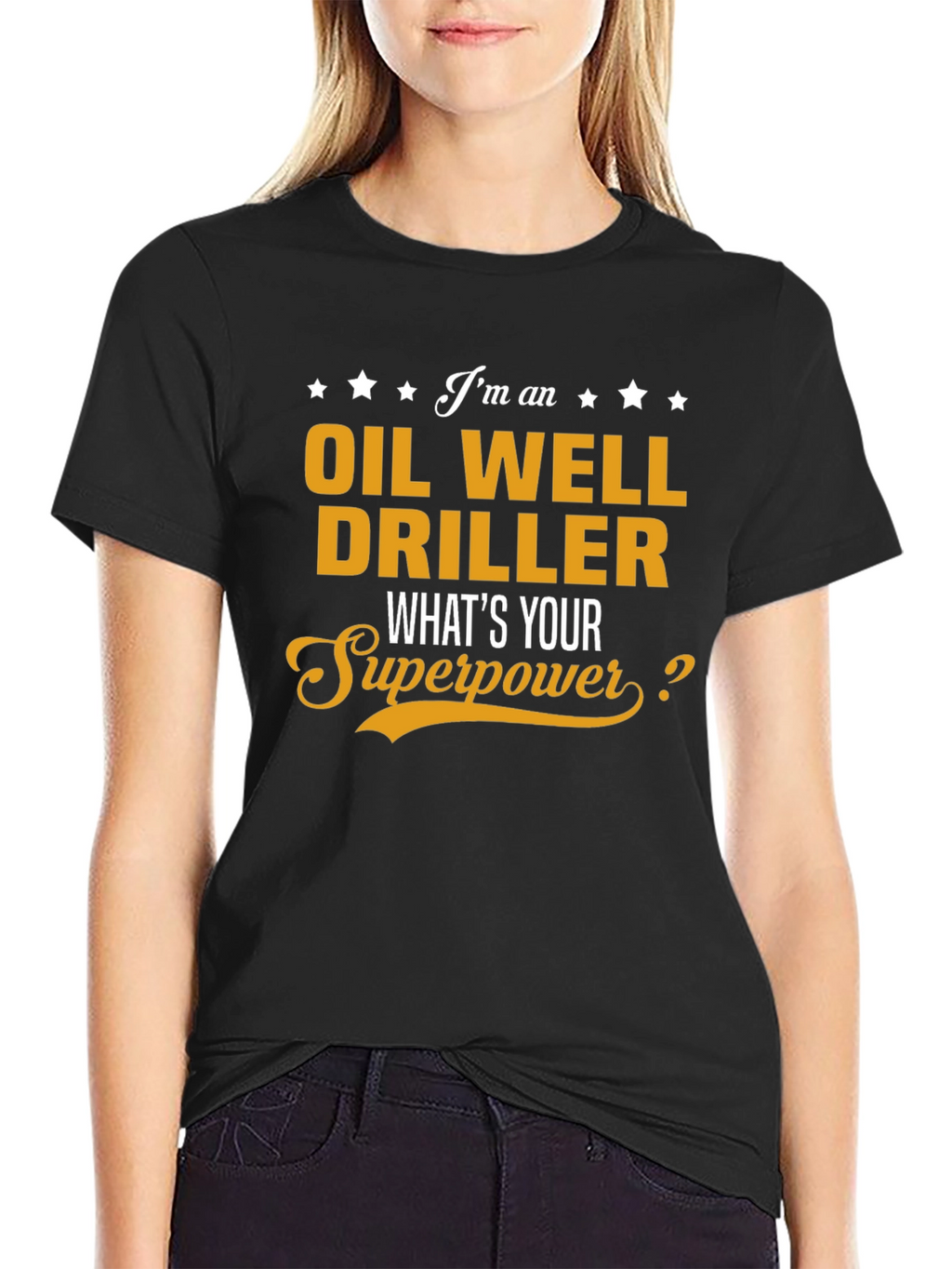 Oil Well Driller Superpower T-Shirt