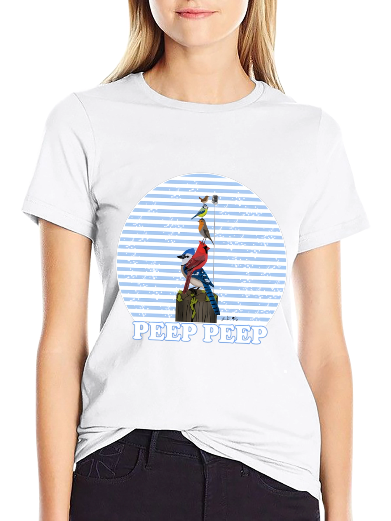 Bird Peep T-Shirt - Nature Lover Tee