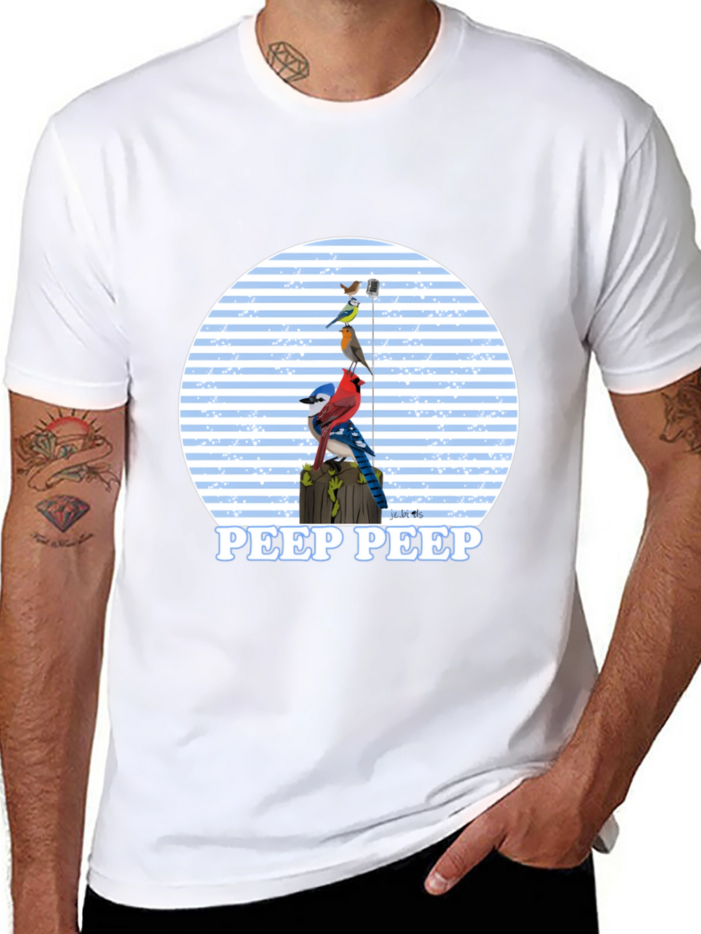 Bird Peep T-Shirt - Nature Lover Tee