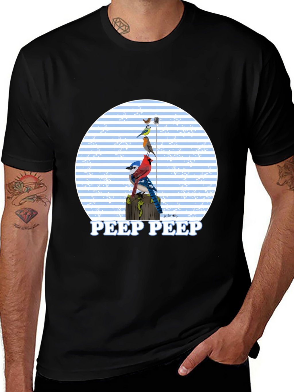 Bird Peep T-Shirt - Nature Lover Tee