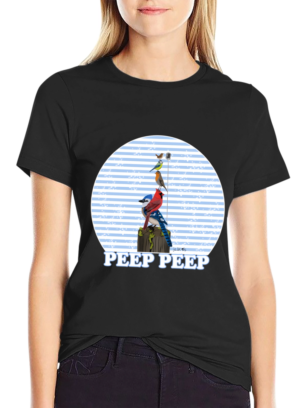 Bird Peep T-Shirt - Nature Lover Tee