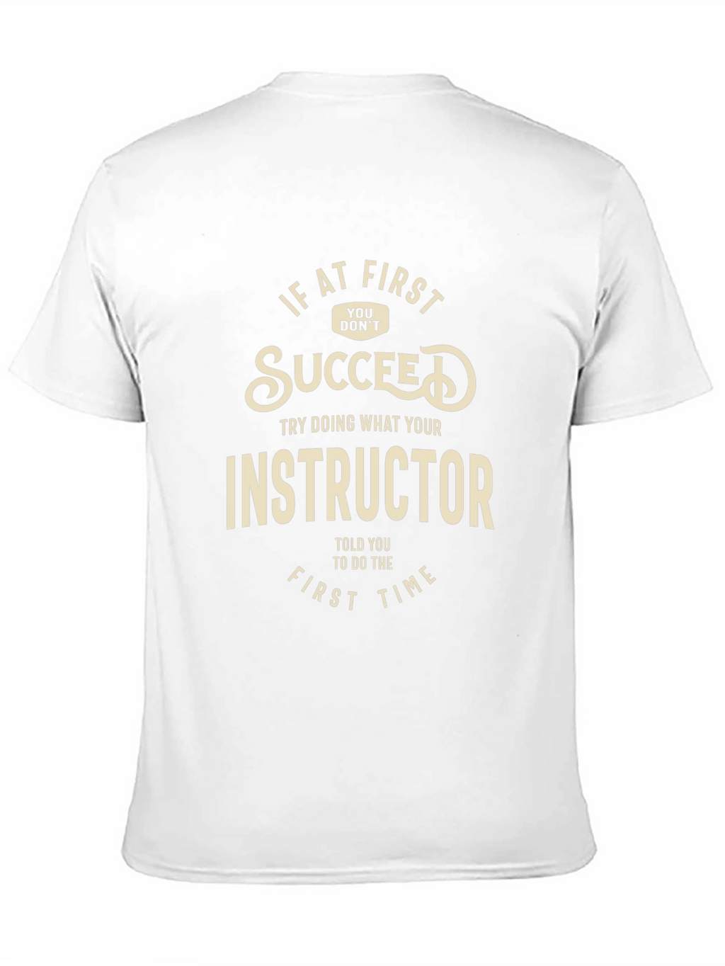Instructor Advice Black Graphic Tee