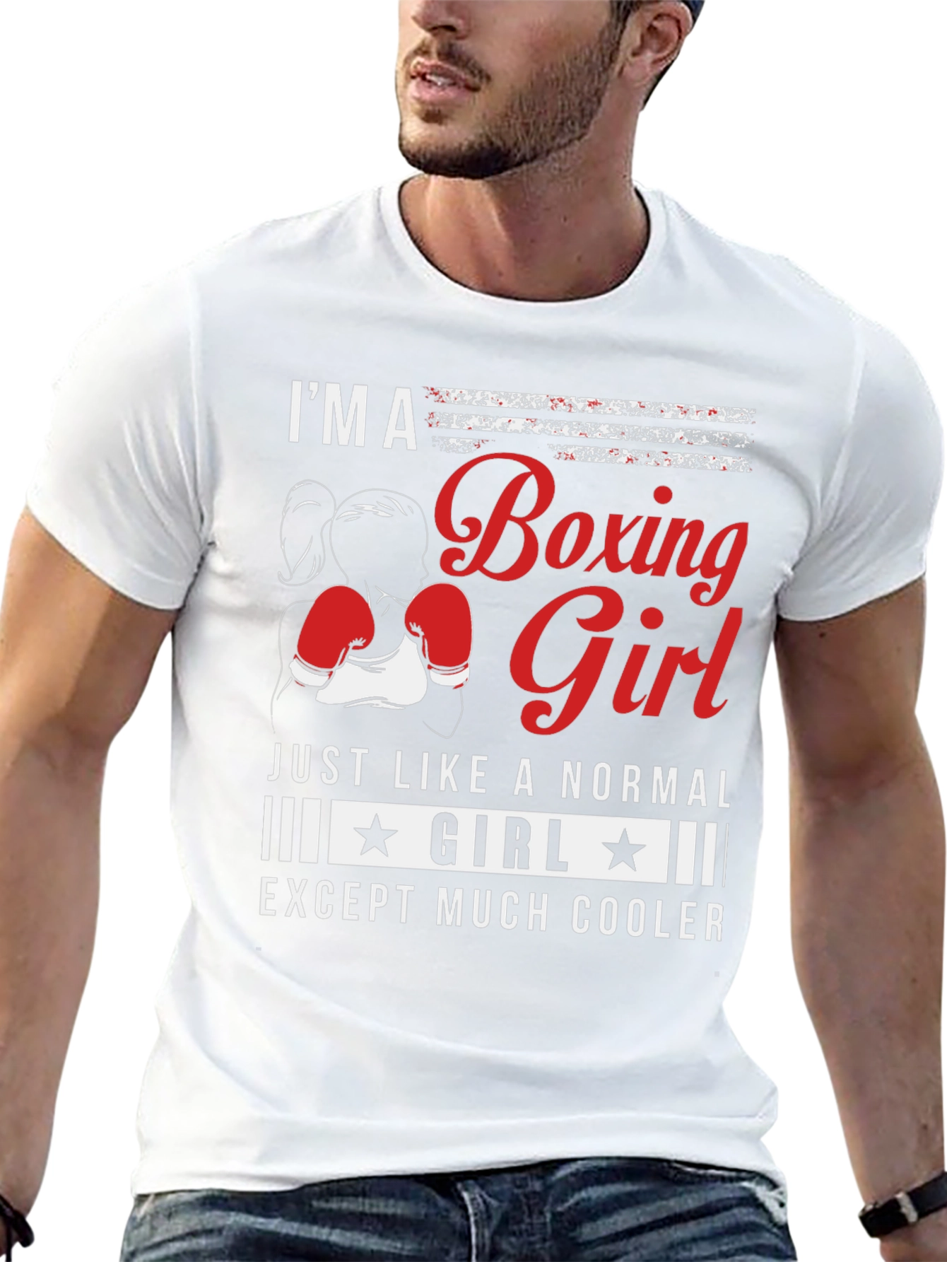 Boxing Girl T-Shirt - Cool & Unique Design