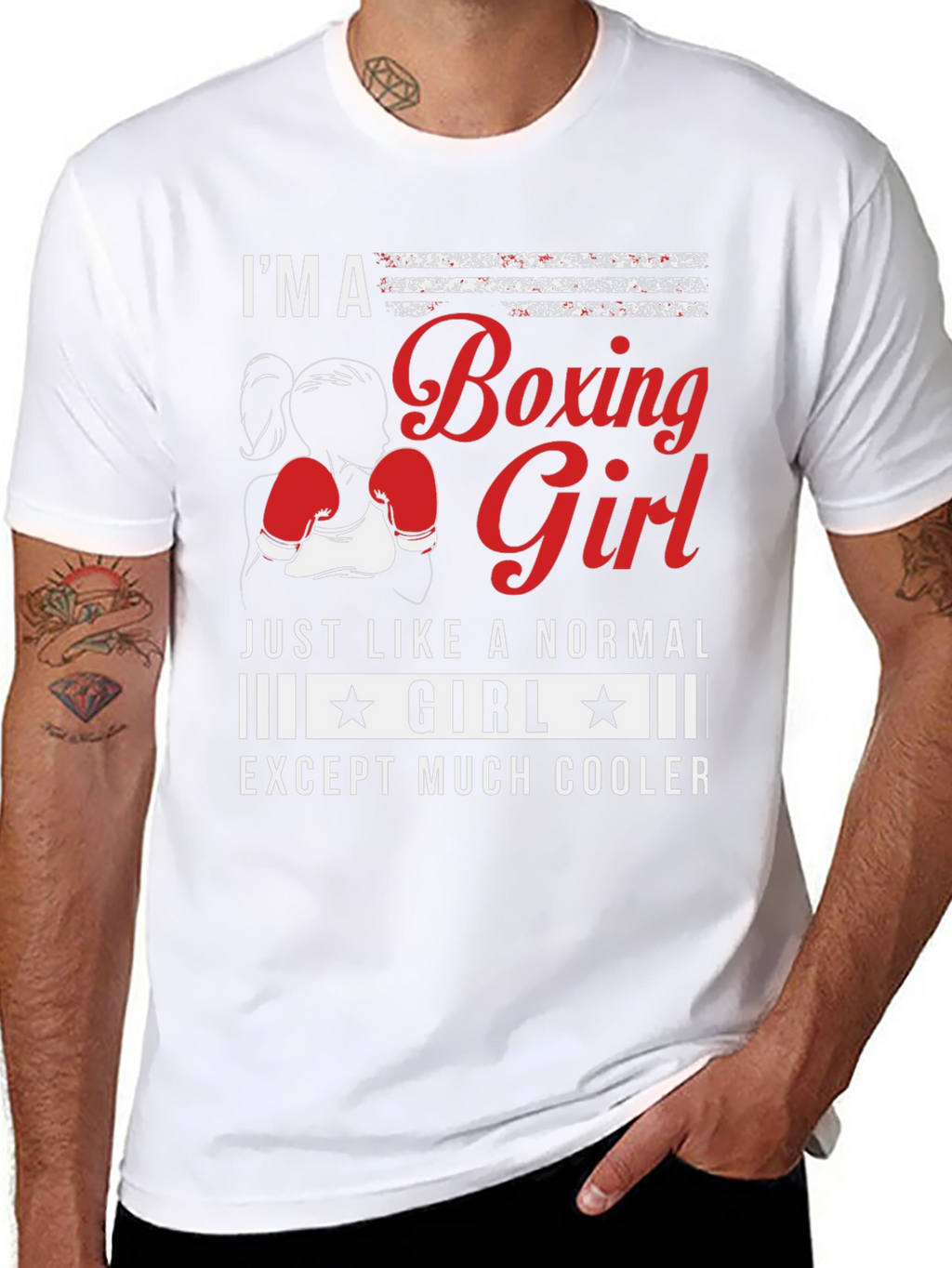 Boxing Girl T-Shirt - Cool & Unique Design