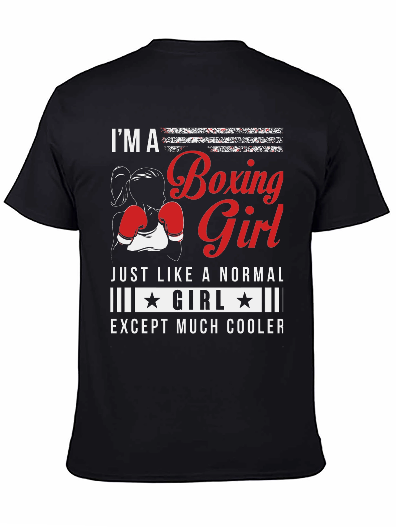 Boxing Girl T-Shirt - Cool & Unique Design