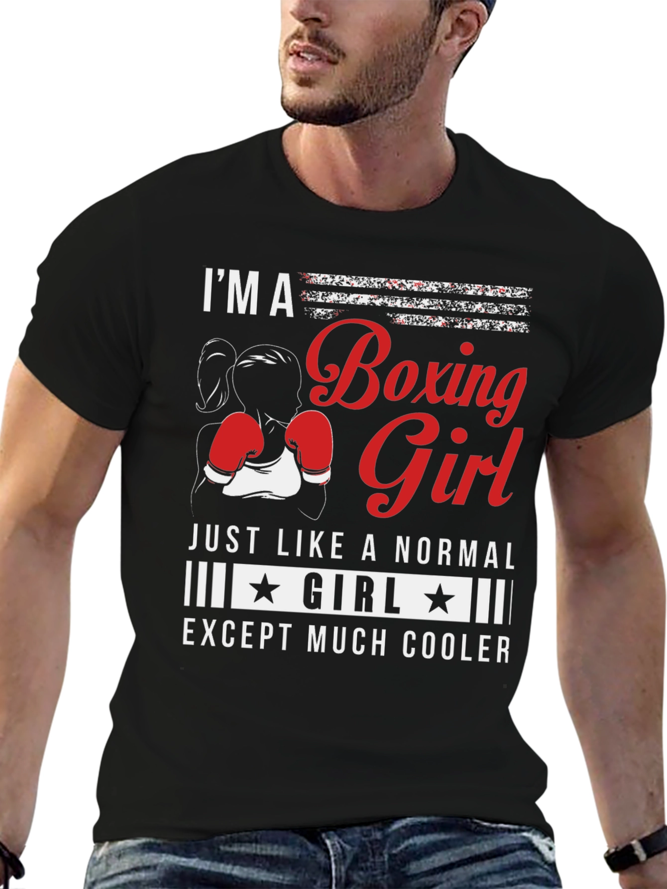 Boxing Girl T-Shirt - Cool & Unique Design